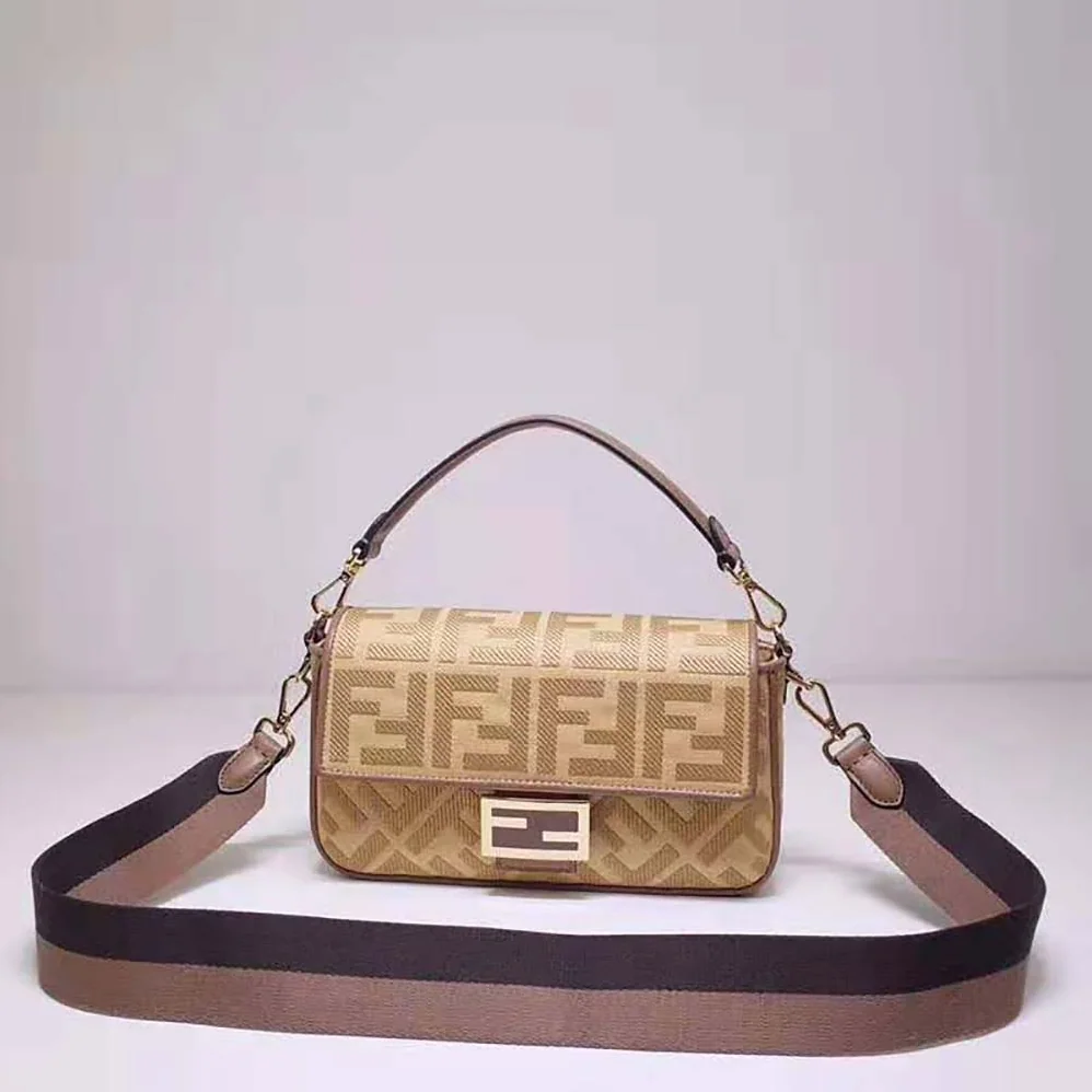 Fendi Baguette Natural Straw Bag for Women
