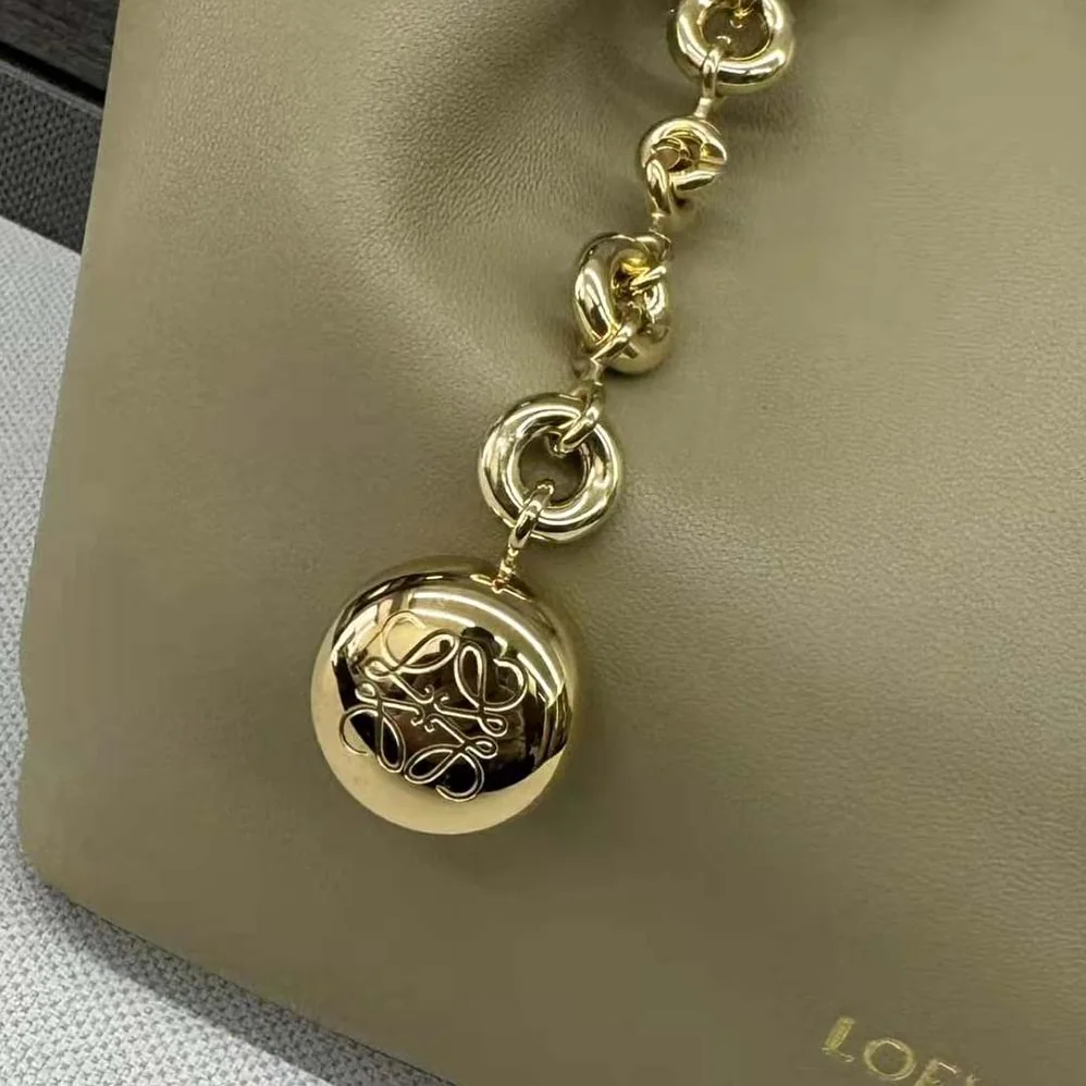 Loewe Small Squeeze Bag in Nappa Lambskin for Women in Clay Green Loewe Small Squeeze Bag in Nappa Lambskin for Women in Clay Green