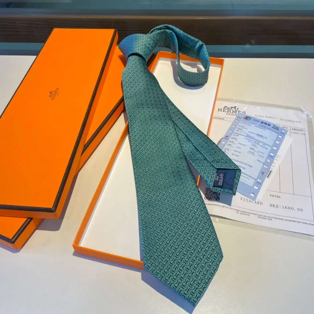 Hermes Tie Larguez Les Amarres Twillbi Green Hermes Tie Larguez Les Amarres Twillbi Green