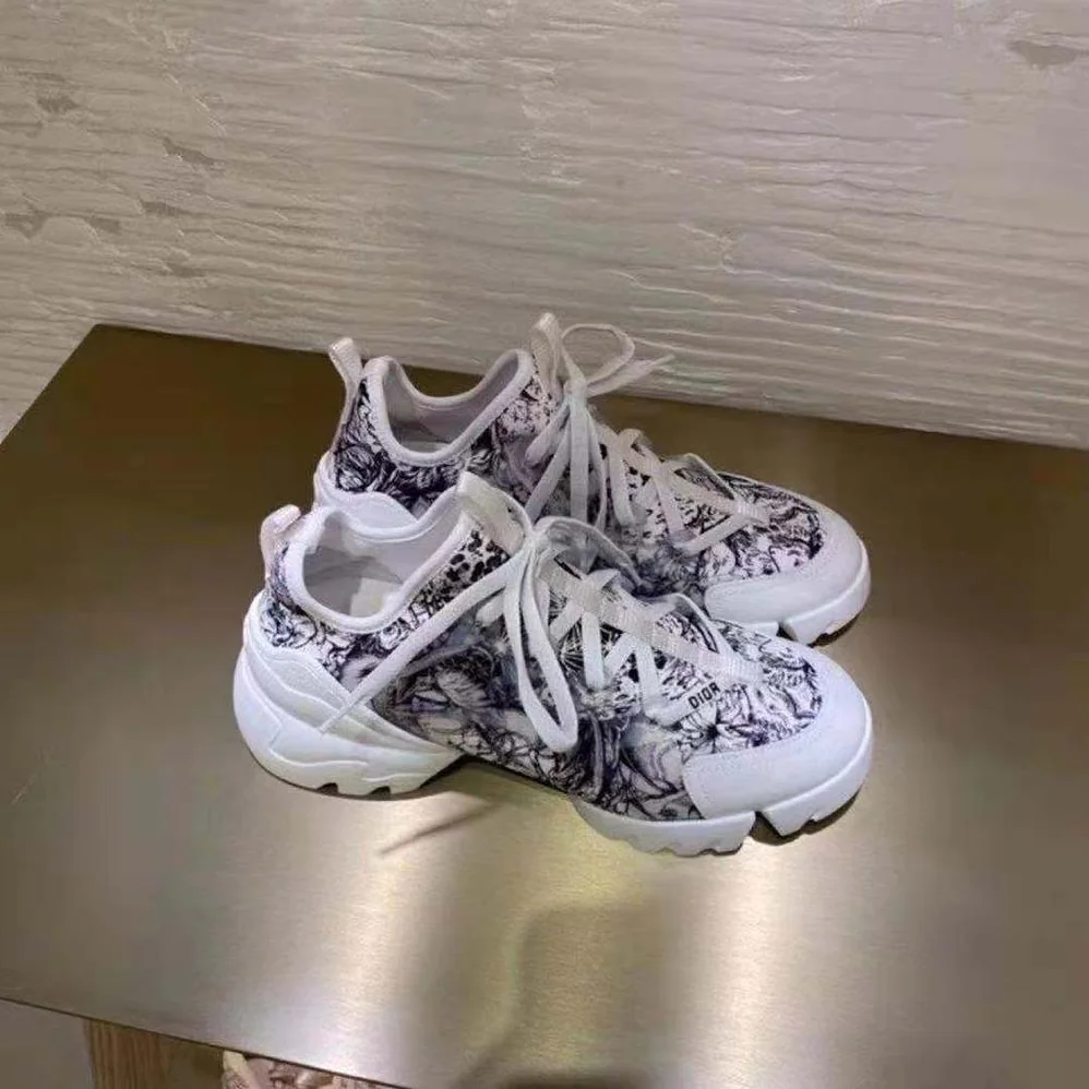 Dior D-connect Sneaker Zodiac Printed Technical Fabric for Women Dior D-connect Sneaker Zodiac Printed Technical Fabric for Women