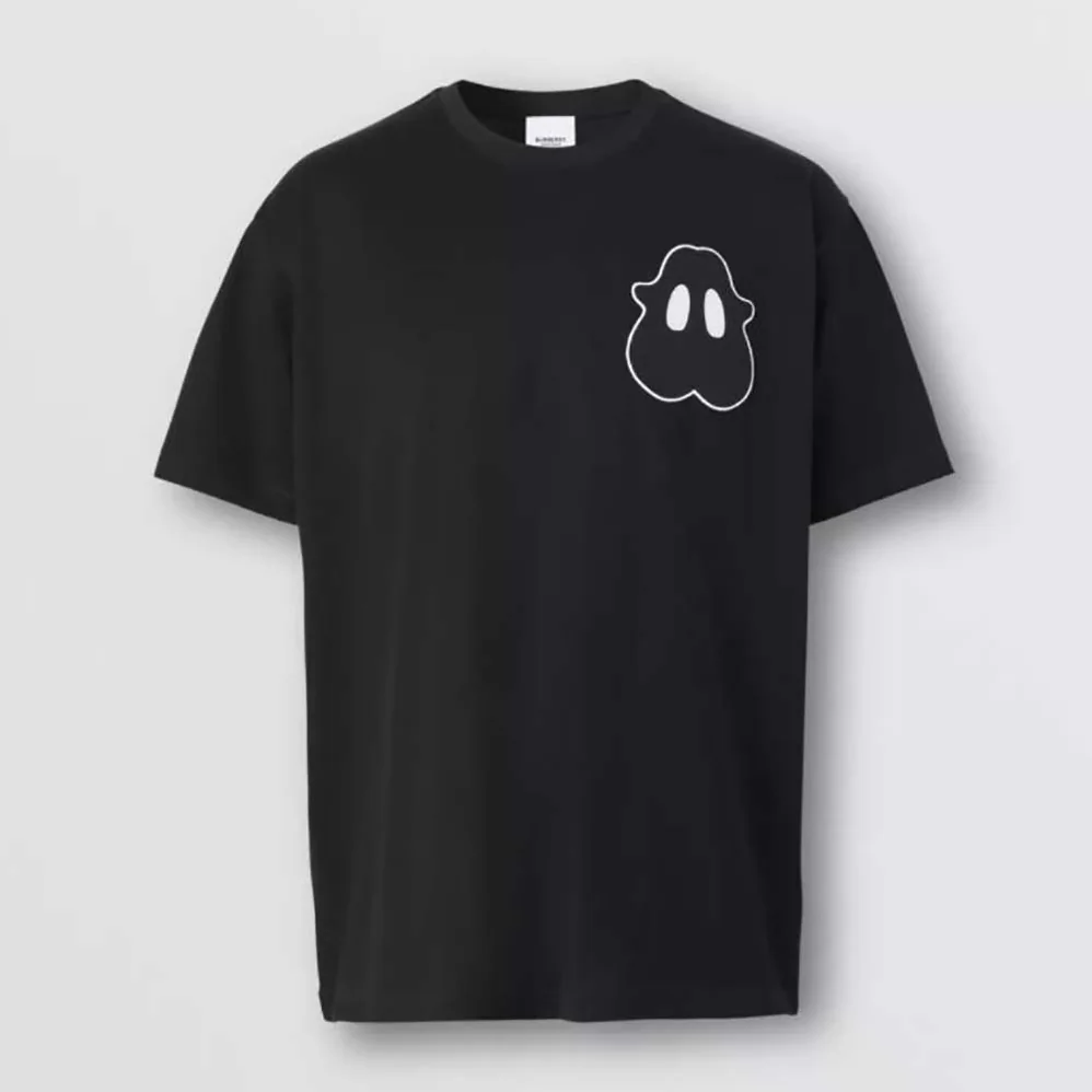 Burberry Monster Graphic Cotton Oversized T-shirt for Men in Black Burberry Monster Graphic Cotton Oversized T-shirt for Men in Black