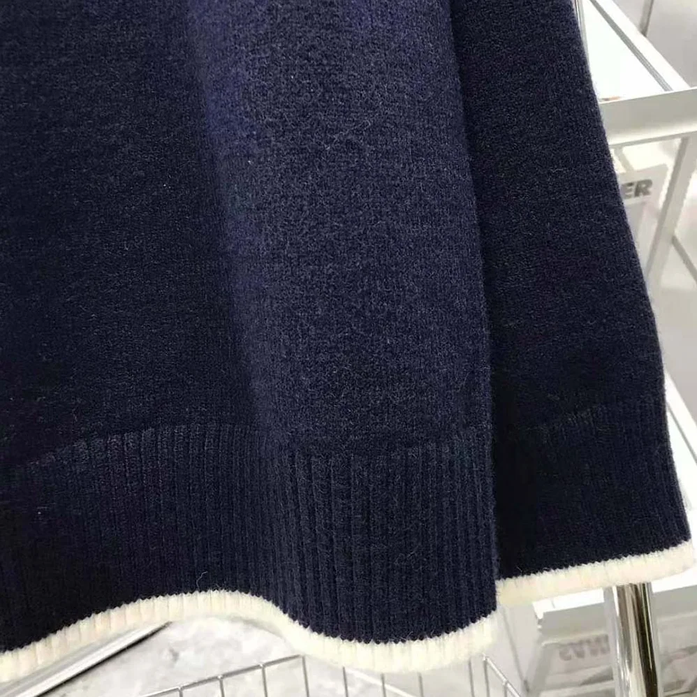 Dior Christian Dior Atelier Sweater Blue Wool Jersey for Women