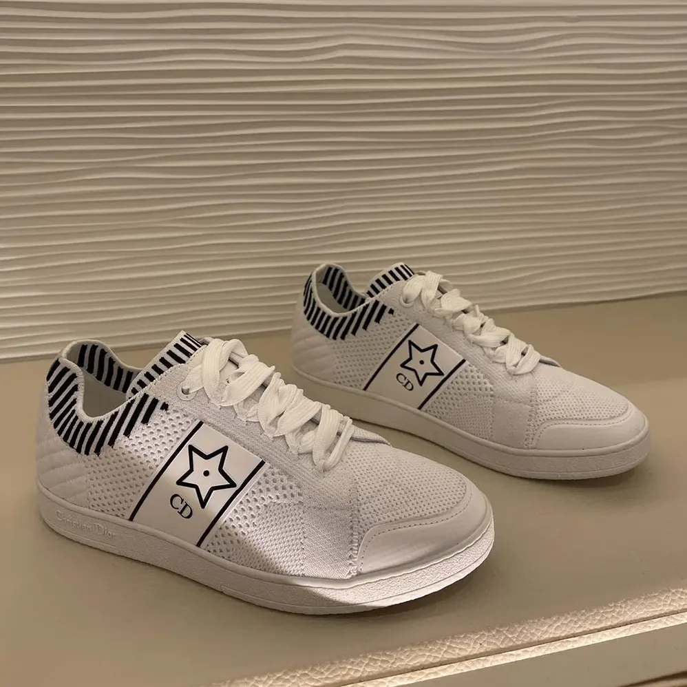 Dior Star Sneaker White Technical Mesh for Unisex