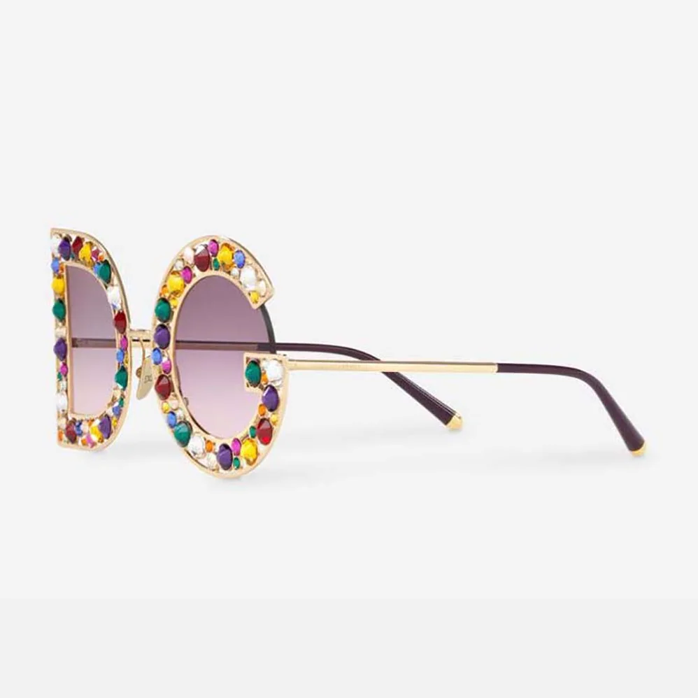 Dolce Gabbana D&G DG Crystal Sunglasses for Women in Pink Dolce Gabbana D&G DG Crystal Sunglasses for Women in Pink