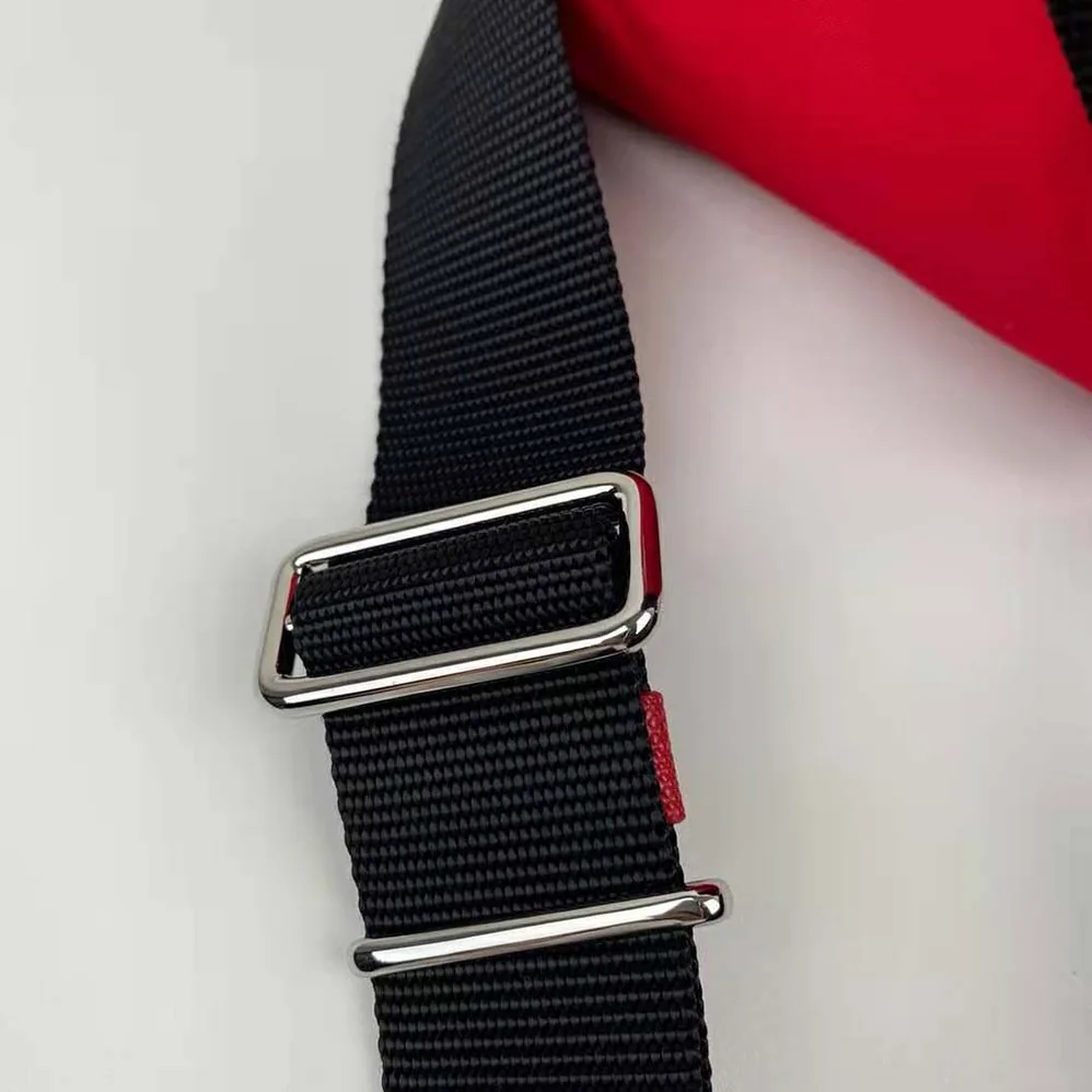 Prada Nylon Shoulder Bag for Women in Red