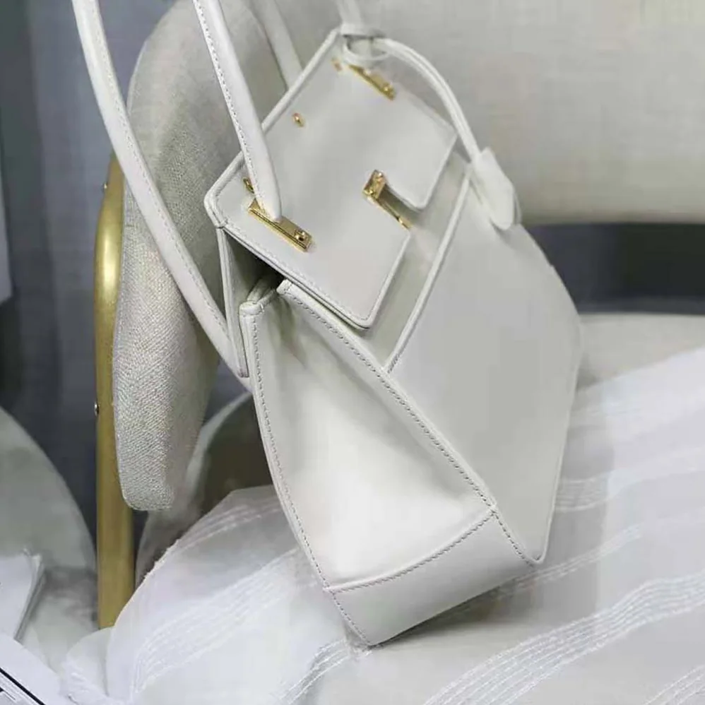 Dior Parisienne Bag Latte Smooth Calfskin for Women in White Dior Parisienne Bag Latte Smooth Calfskin for Women in White