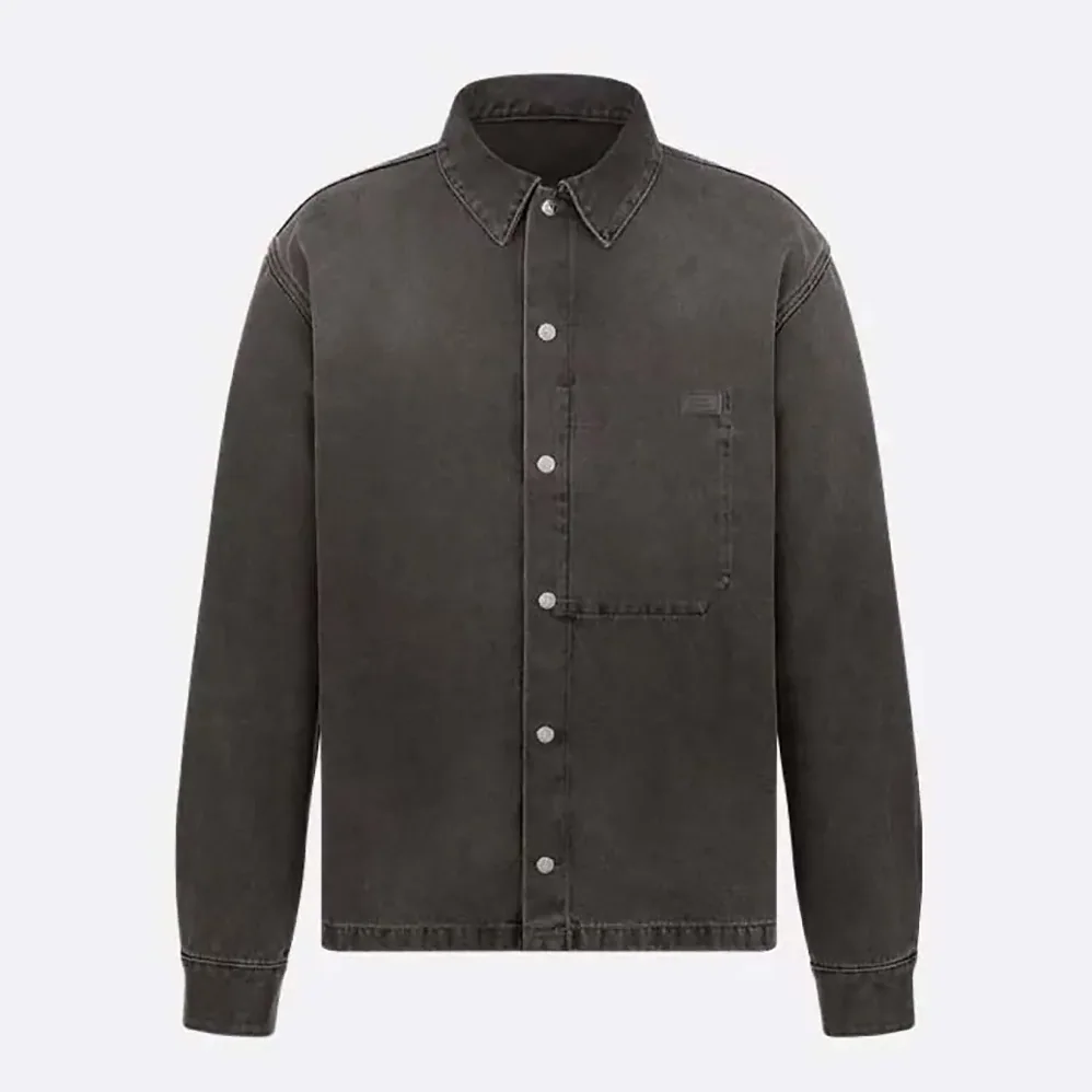 Dior Overshirt Black Cotton Twill for Women