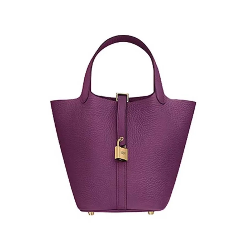 Hermes Picotin Lock 18cm in Clémence leather for Women in Purple