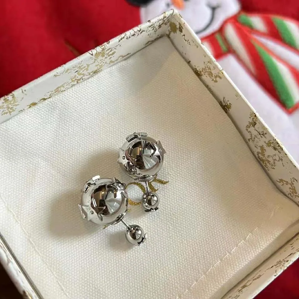 Dior Tribales Earrings Silver and Silver for Women in Tone Crystals Dior Tribales Earrings Silver and Silver for Women in Tone Crystals