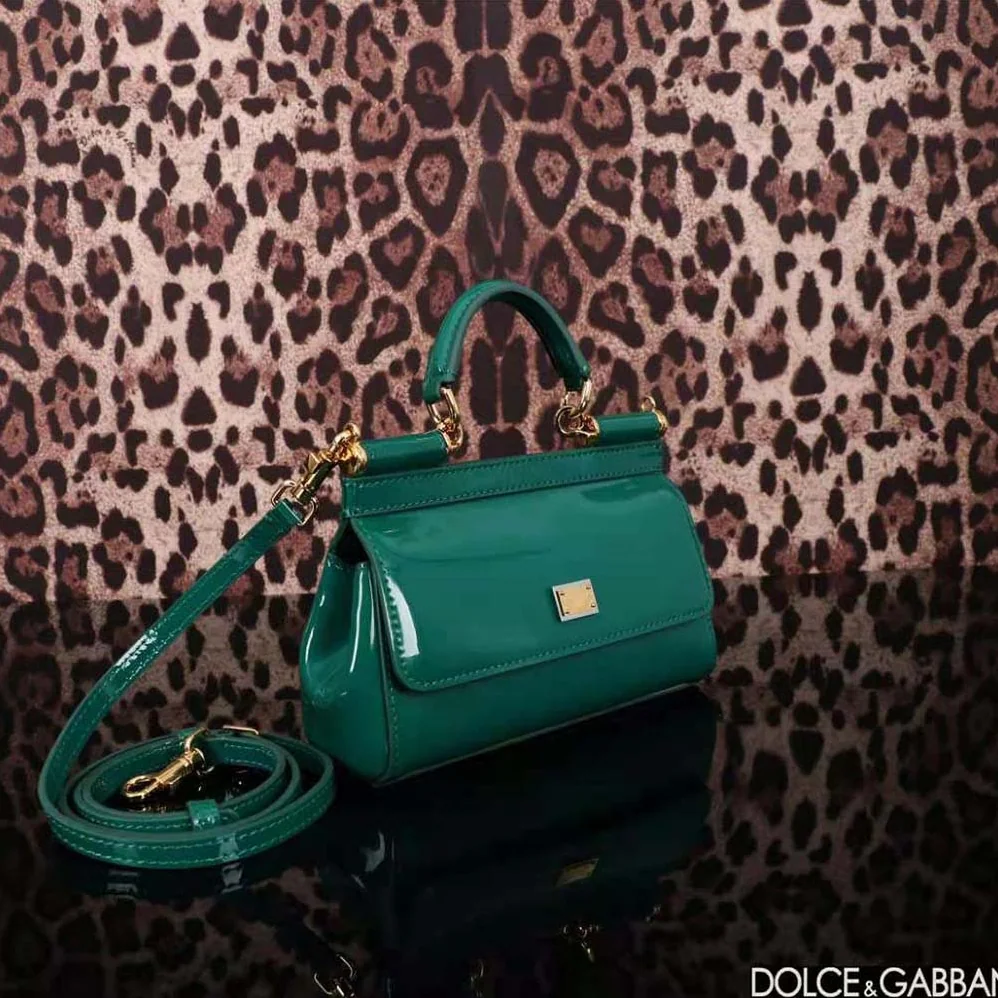 Dolce Gabbana D&G Small Sicily Handbag for Women in Green Dolce Gabbana D&G Small Sicily Handbag for Women in Green