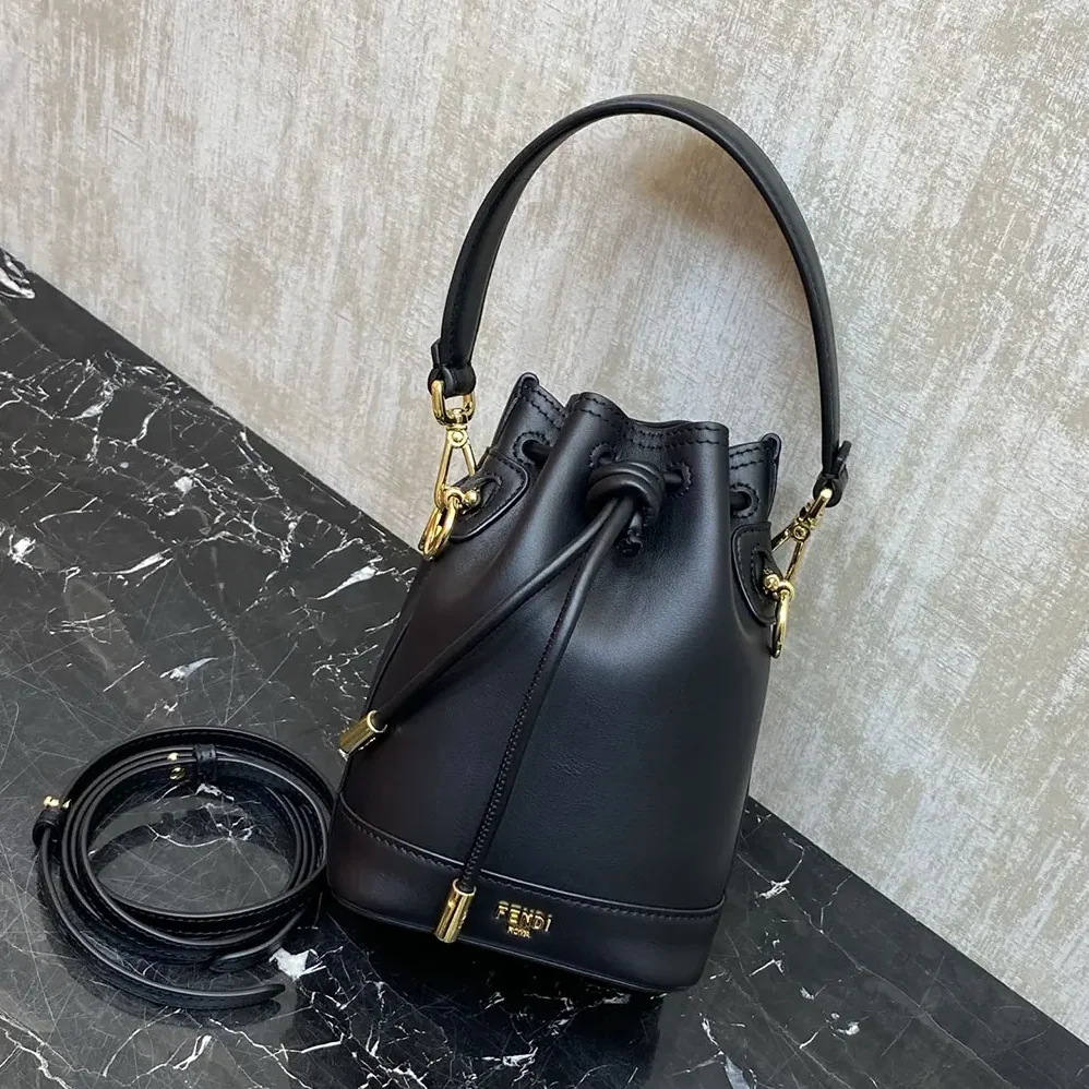 Fendi Mon Tresor Black Leather Mini for Women in bag Fendi Mon Tresor Black Leather Mini for Women in bag