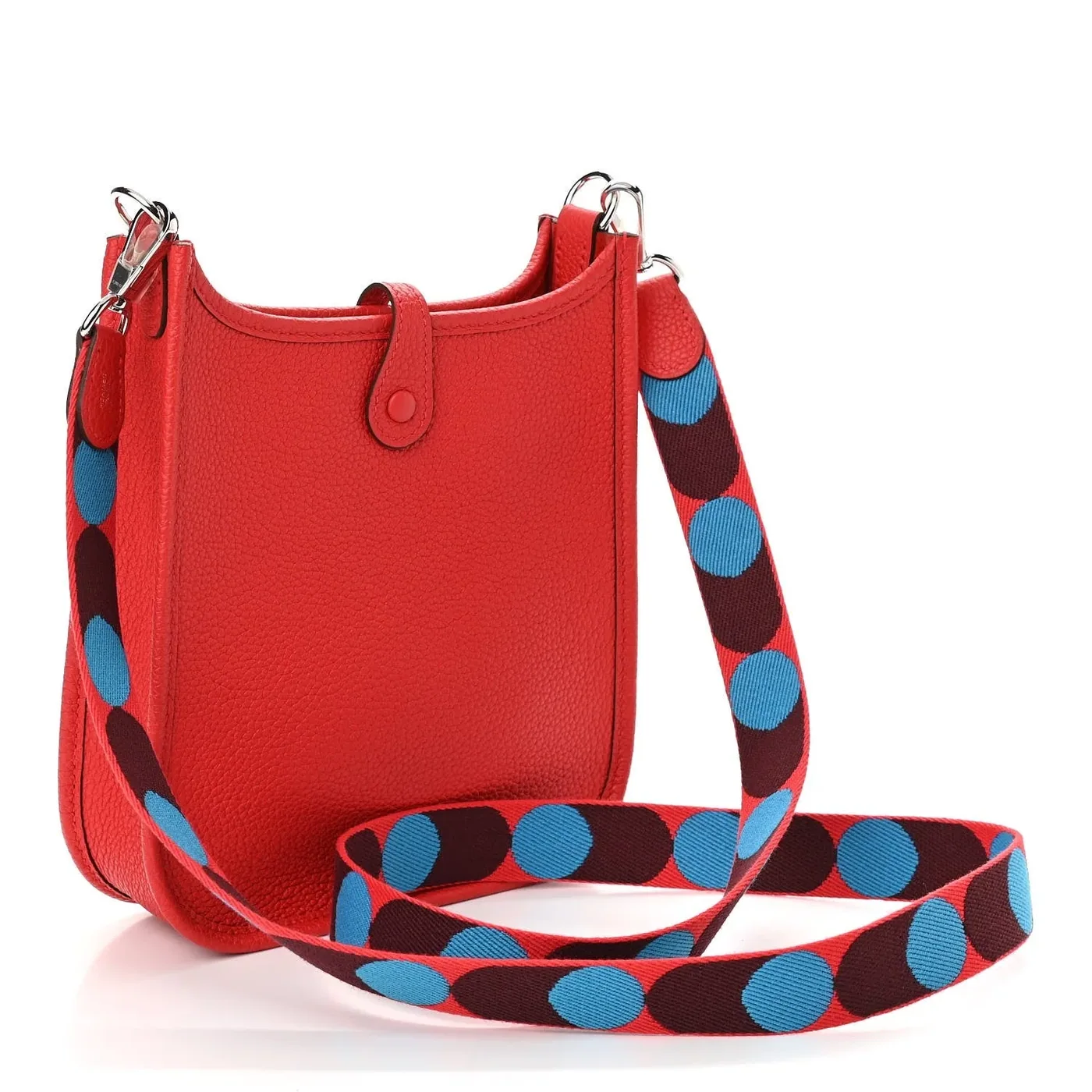 Hermes Evelyne 16 Amazone Shoulder Bag in Rouge Palladium Hardware