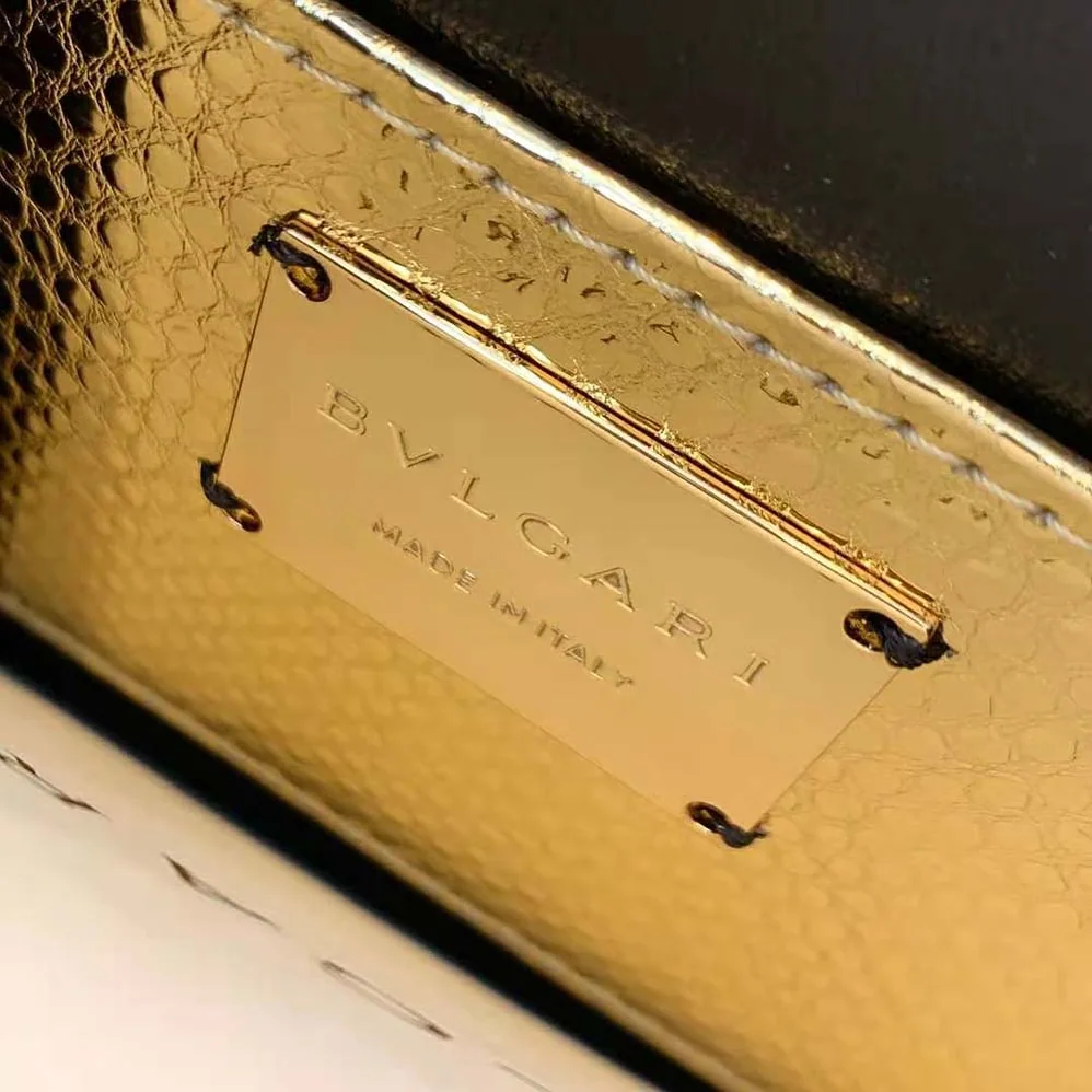Bvlgari Serpenti Forever Shoulder Bag in Karung Leather for Women in Gold Bvlgari Serpenti Forever Shoulder Bag in Karung Leather for Women in Gold