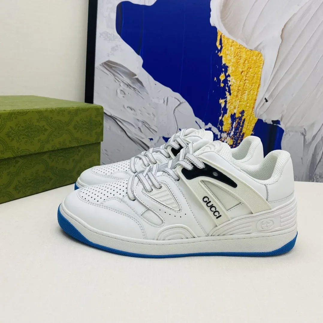 Gucci Gucci Basket Sneaker By Fabrics White for Women