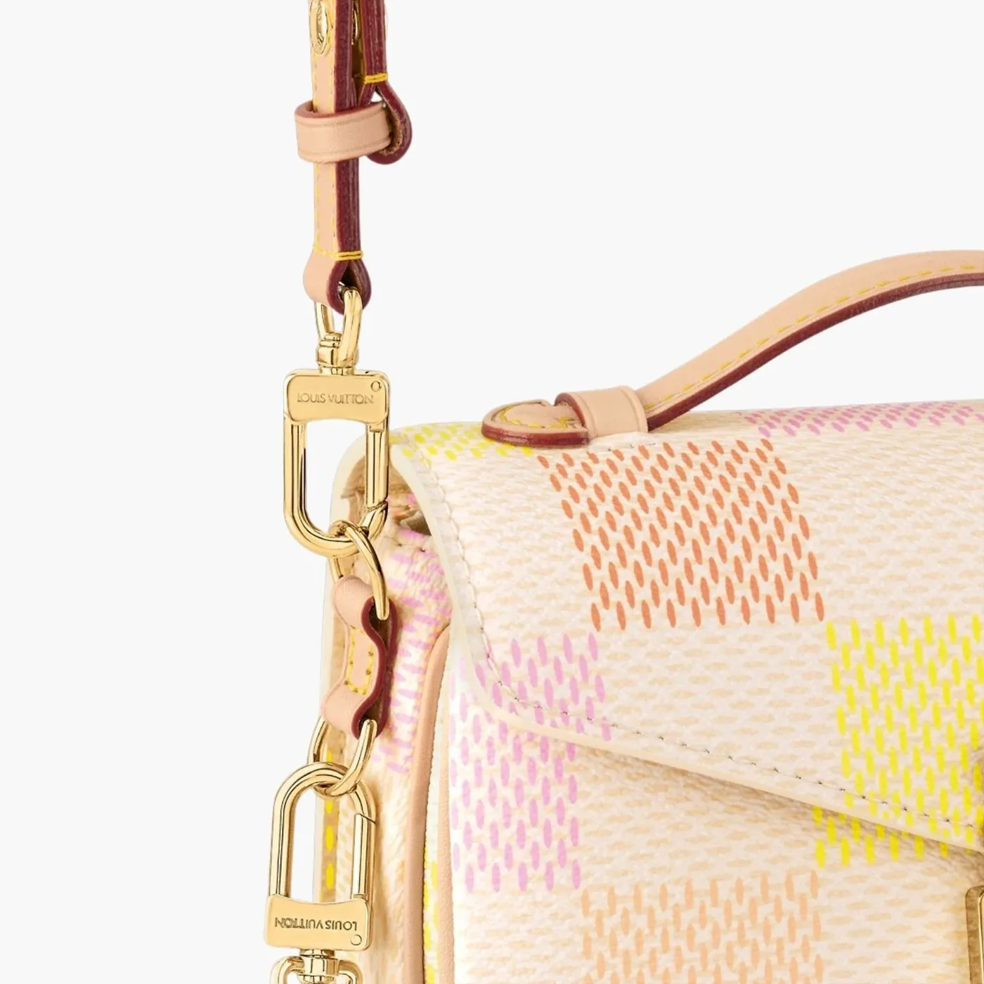 Louis Vuitton Pochette Metis East West Shoulder Bag in Multicolor Gold Hardware Louis Vuitton Pochette Metis East West Shoulder Bag in Multicolor Gold Hardware
