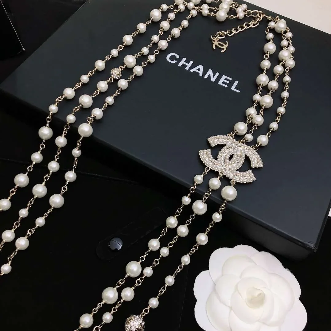 Chanel Chain Necklace Gold