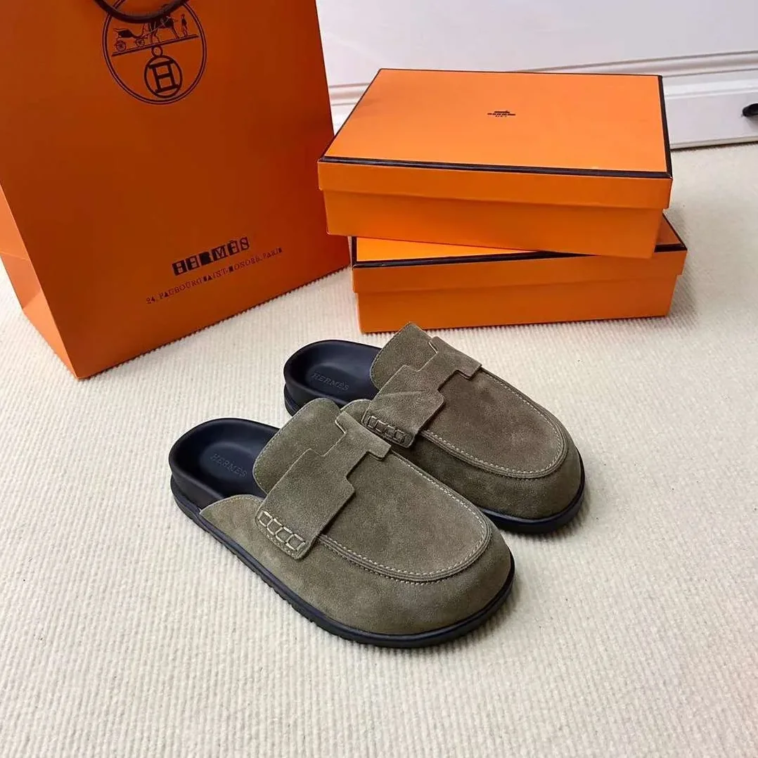 Hermes Go Mule Green
