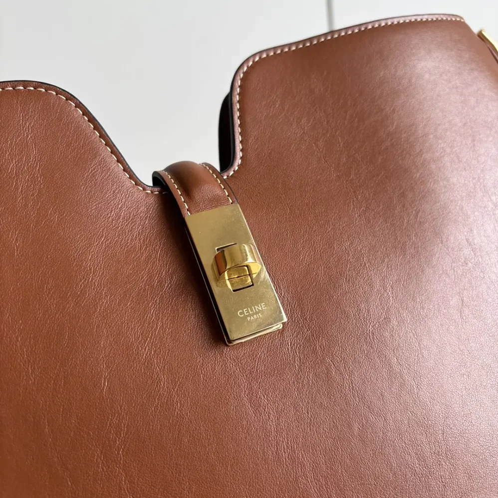 Celine Medium Camille 16 Soft Bag in Smooth Calfskin for Women in Brown Celine Medium Camille 16 Soft Bag in Smooth Calfskin for Women in Brown