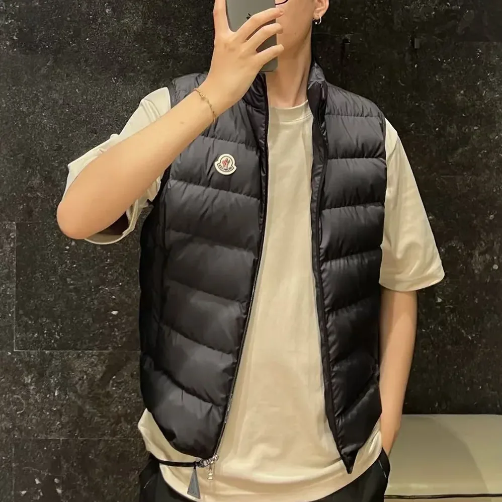 Moncler Rocoque Down Gilet for Men in Black Moncler Rocoque Down Gilet for Men in Black