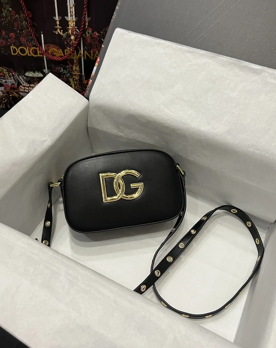 Dolce & Gabbana Crossbody 3.5 Bag Black / DG BB7095AW57680999