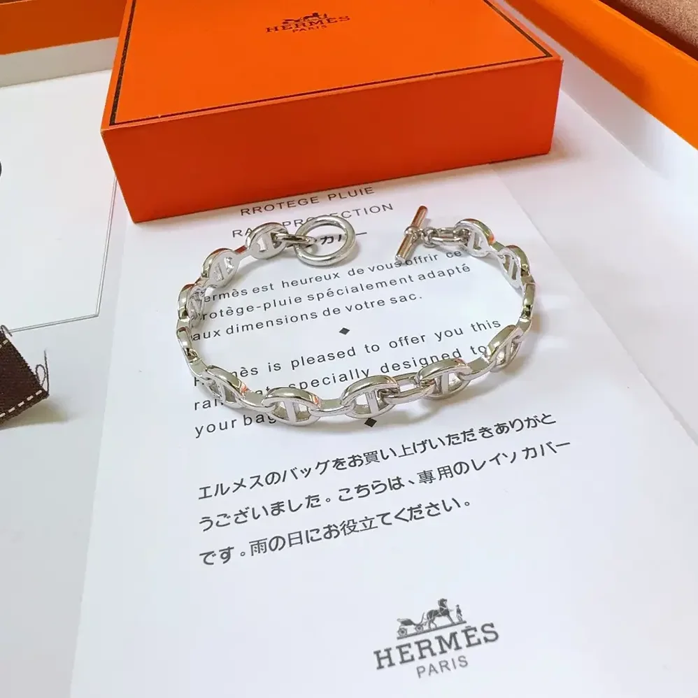 Hermes Chaine D Ancre Enchainee Bracelet Small Model for Unisex