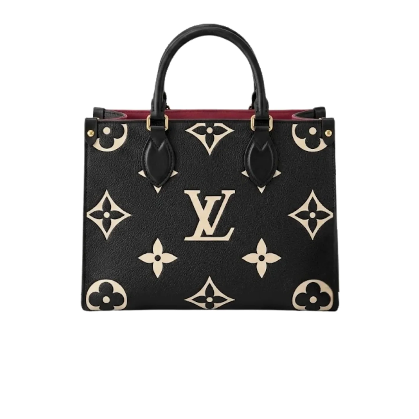 Louis Vuitton OnTheGo PM Tote Bag in Black Gold Hardware