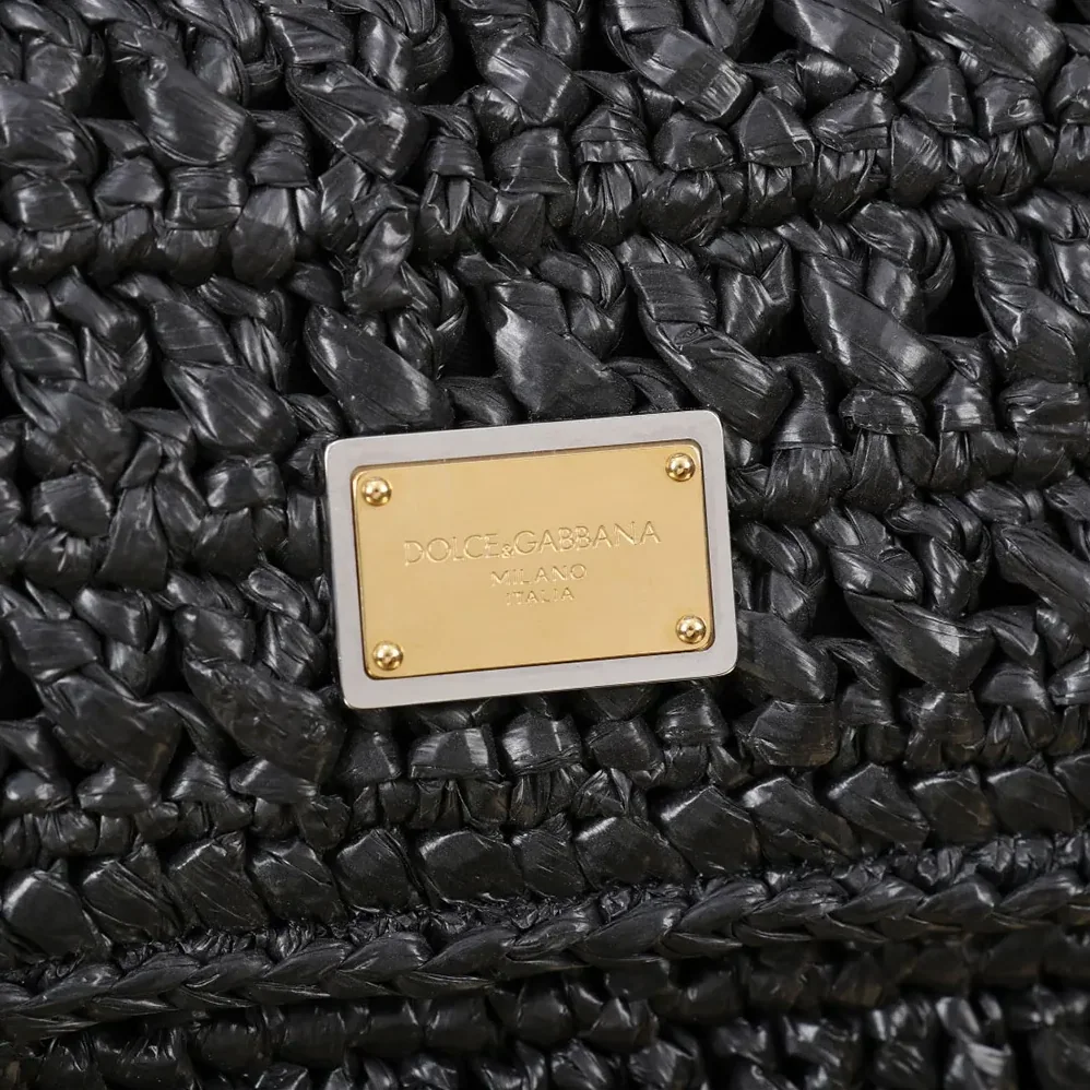 Dolce Gabbana D&G Elongated Sicily Handbag for Women in Black Dolce Gabbana D&G Elongated Sicily Handbag for Women in Black