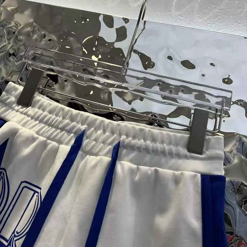 Dior Vibe Shorts White and Fluorescent Blue Technical Cashmere Jacquard for Women