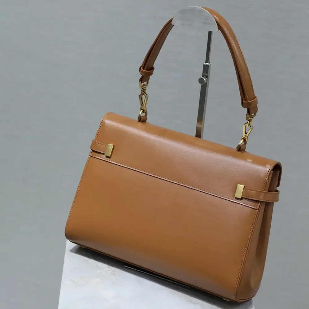Saint Laurent YSL Manhattan Top-handle in Box Saint Laurent for Women in Brown Saint Laurent YSL Manhattan Top-handle in Box Saint Laurent for Women in Brown