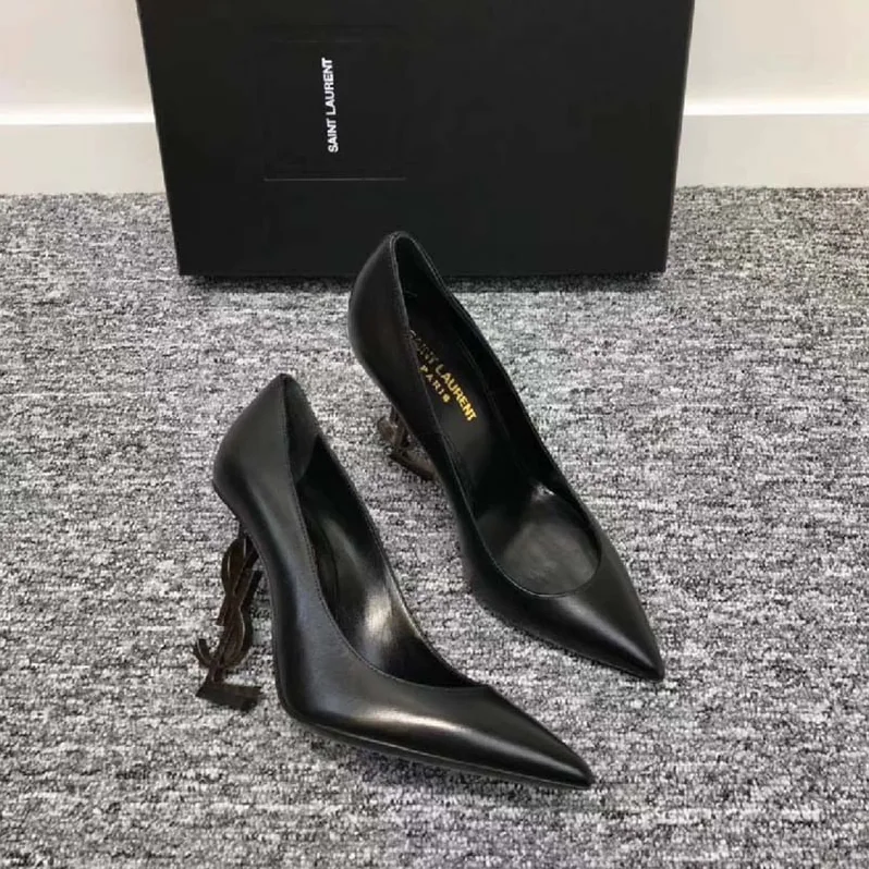 Saint Laurent YSL Opyum 110 Pump Black Patent Leather for Women in Black Saint Laurent YSL Opyum 110 Pump Black Patent Leather for Women in Black