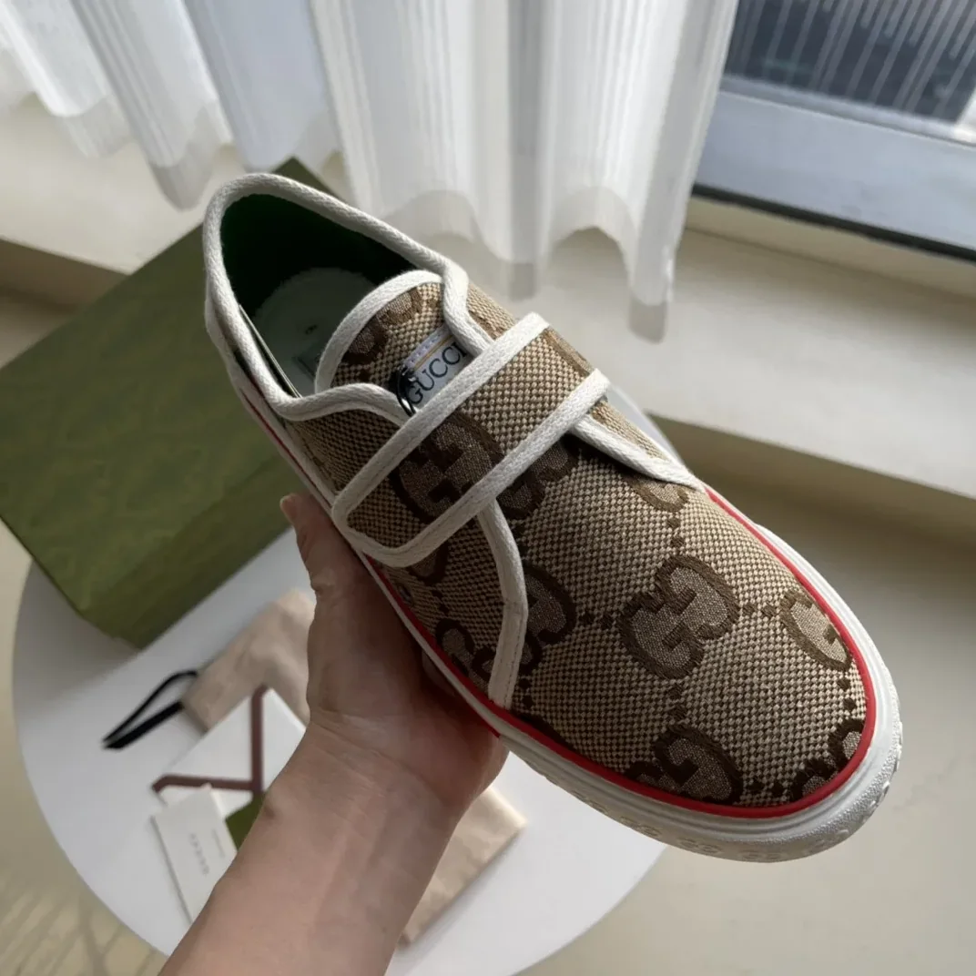 Gucci Maxi GG Tennis 1977 Sneaker Brown for Women Gucci Maxi GG Tennis 1977 Sneaker Brown for Women