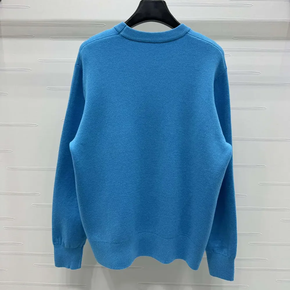 Dior Christian Dior Couture Sweater Blue Wool Blend for Women