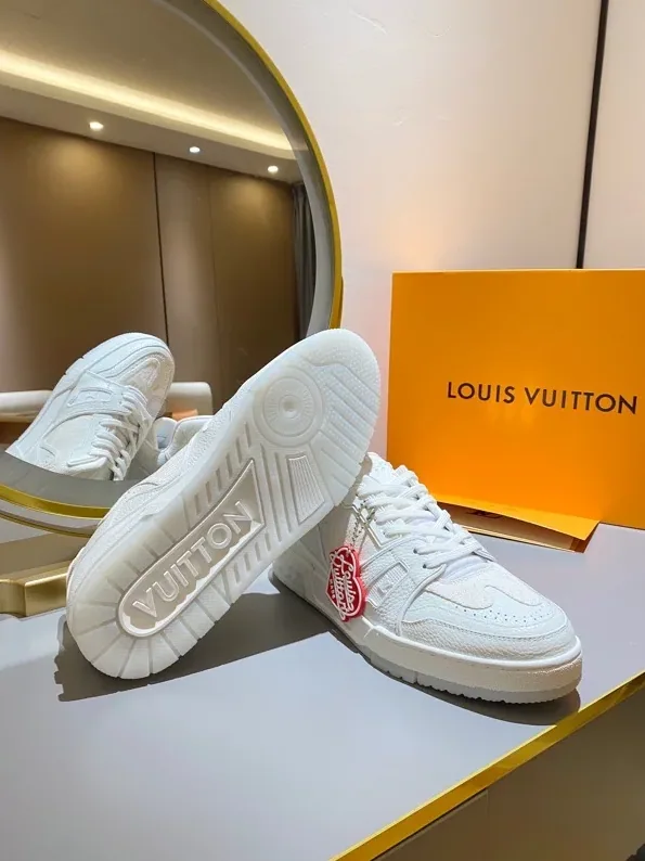Louis Vuitton Trainer Sneaker White Virgil Abloh Louis Vuitton Trainer Sneaker White Virgil Abloh