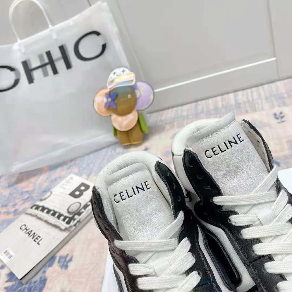Celine Z Trainer CT-01 High Top Sneaker in Calfskin for Women in Black