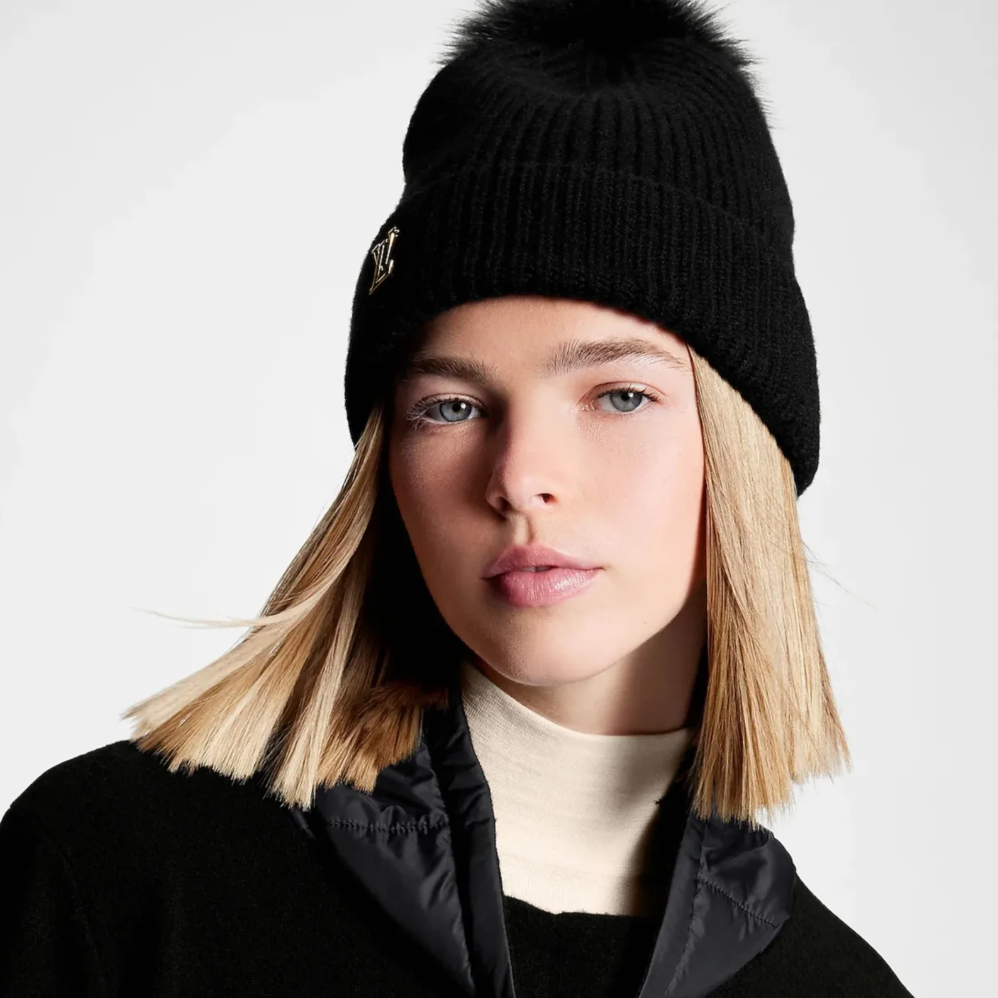 Louis Vuitton LV Cold Spark Beanie Black