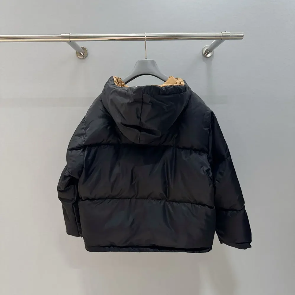 Prada Re-Nylon Down Jacket for Women in Black