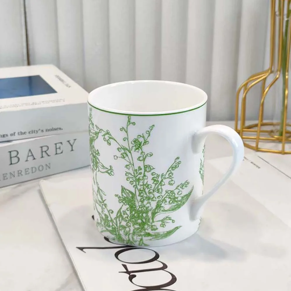 Dior Mug Green New Lily of the Valley for Unisex