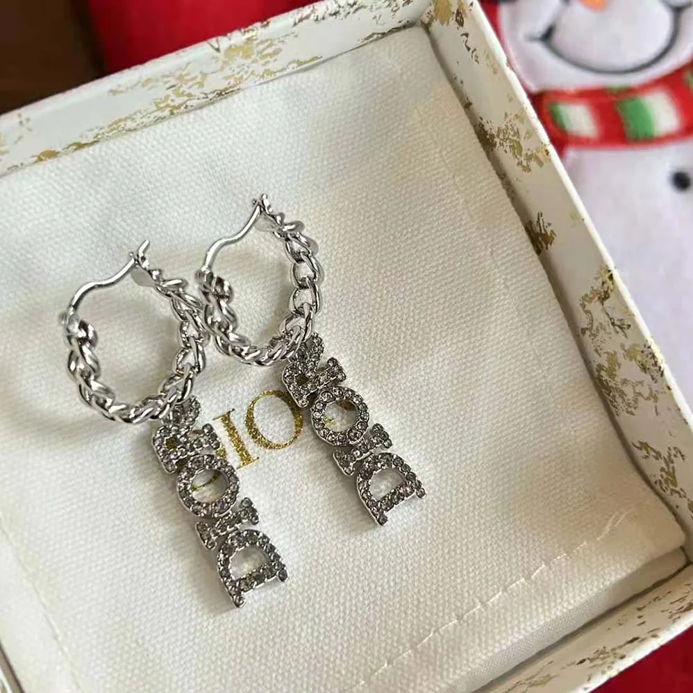 Dior Dio(r)evolution Earrings Silver-Finish Metal and Silver for Women in Tone Crystals Dior Dio(r)evolution Earrings Silver-Finish Metal and Silver for Women in Tone Crystals