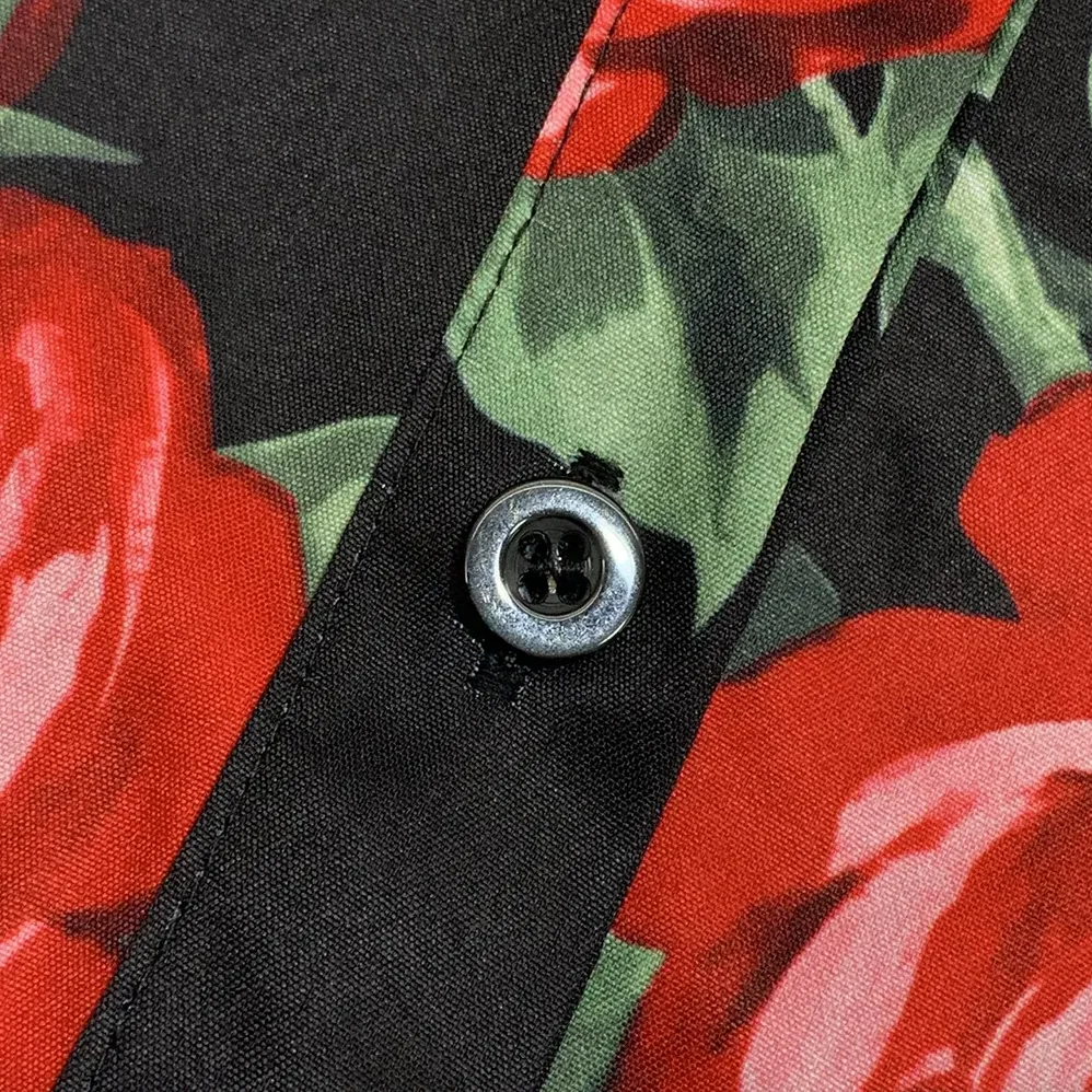 Dolce Gabbana D&G Rose Bouquet for Women in Print Poplin Shirt Dress