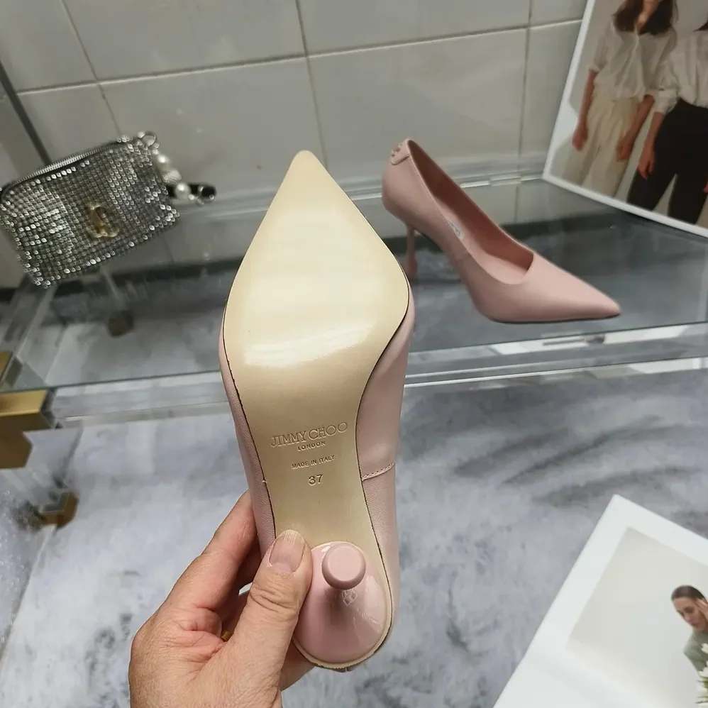 Jimmy Choo Ixia 80 Macaron Nappa Leather Pumps for Women