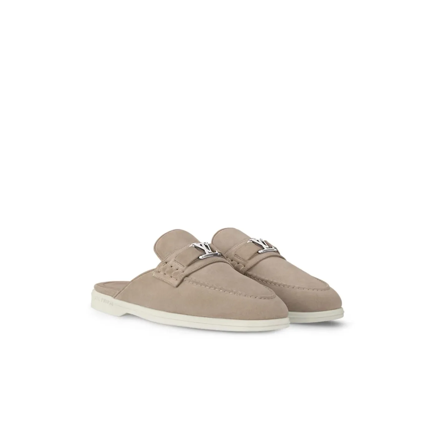 Louis Vuitton Estate Open Back Loafer Beige - 1AHETF Louis Vuitton Estate Open Back Loafer Beige - 1AHETF