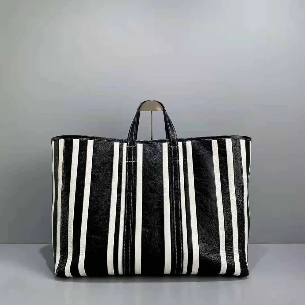 Balenciaga Barbes Large East-West Shopper Bag in Black for Women