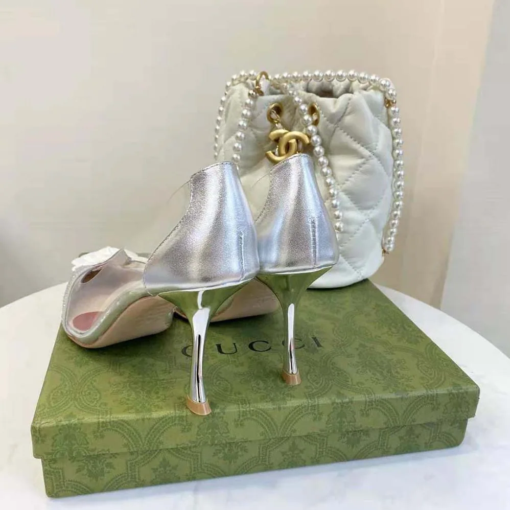 Roger Vivier I Love Vivier Crystal Pumps in PVC for Women Roger Vivier I Love Vivier Crystal Pumps in PVC for Women