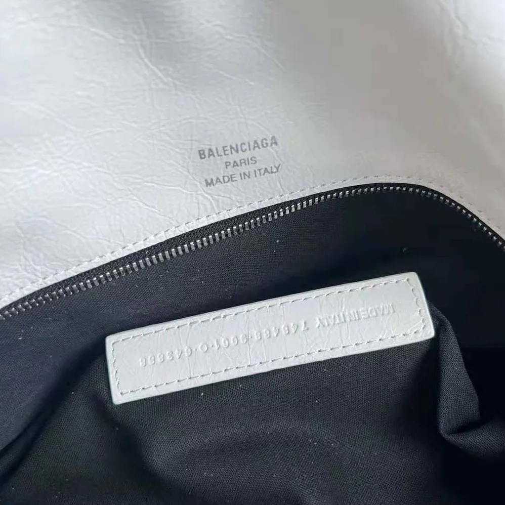 Balenciaga BB Soft Large Flap Bag in Optic White for Women