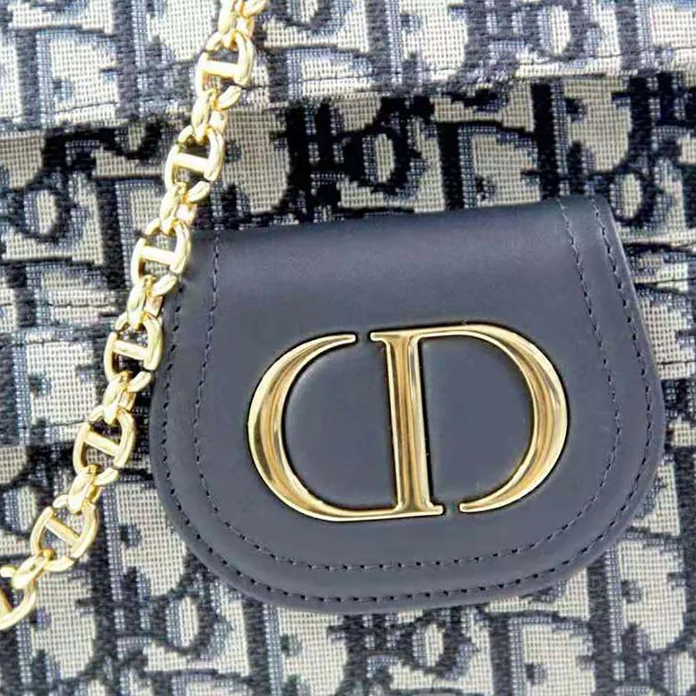 Dior Medium Diordouble Bag Blue Dior Oblique Jacquard for Women Dior Medium Diordouble Bag Blue Dior Oblique Jacquard for Women