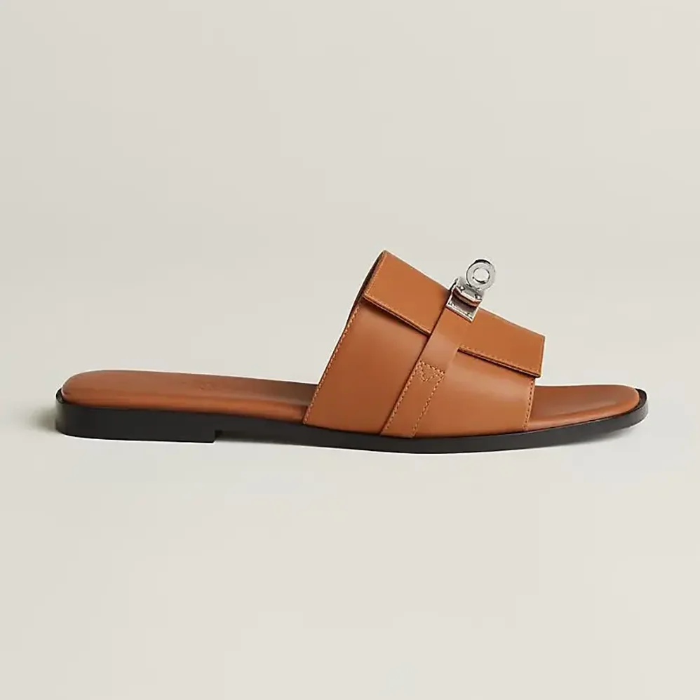Hermes Giulia Sandal-Brown H231056Z for Women Hermes Giulia Sandal-Brown H231056Z for Women