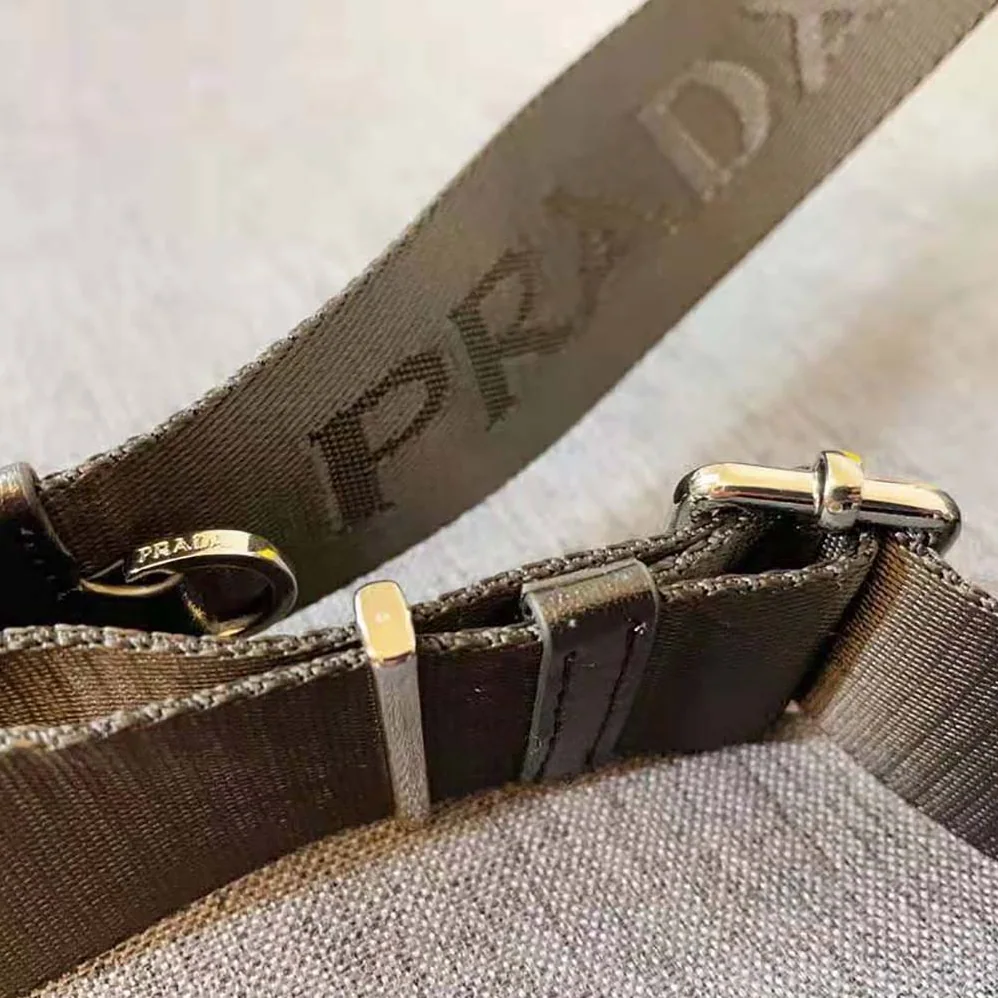 Prada Gaufre Nappa Leather Shoulder Bag for Women in Black Prada Gaufre Nappa Leather Shoulder Bag for Women in Black