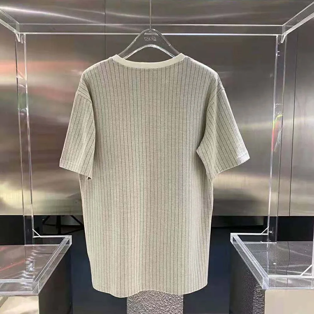Dior Christian Dior Atelier T-shirt Relaxed Fit Ecru Wool and Cotton Jersey for Men Dior Christian Dior Atelier T-shirt Relaxed Fit Ecru Wool and Cotton Jersey for Men