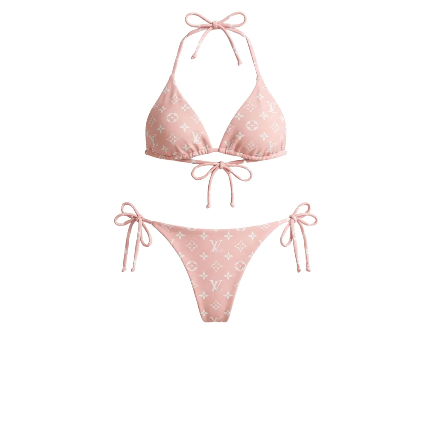 Louis Vuitton Triangle Bikini Pastel Pink Monogram