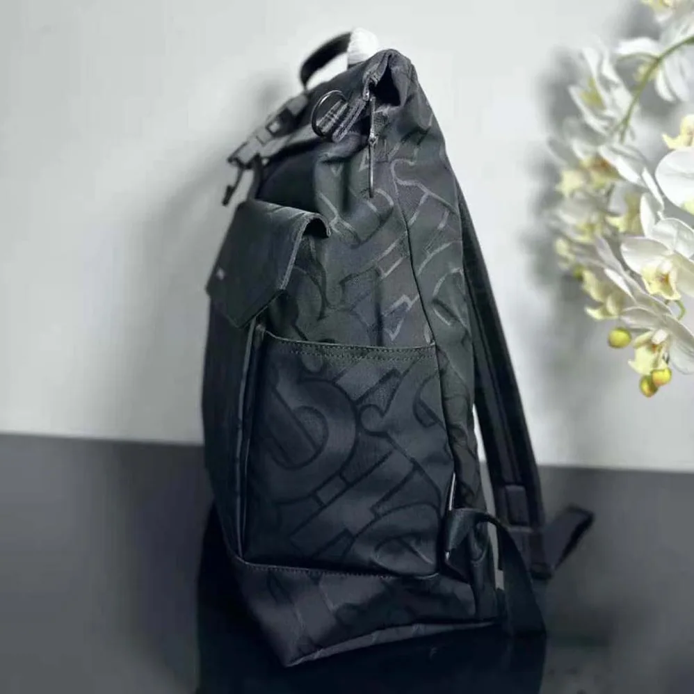 Burberry Orville Backpack with Raised Burberry Lettering at Front for Men in Black Burberry Orville Backpack with Raised Burberry Lettering at Front for Men in Black